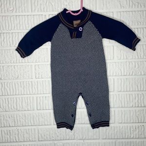 Little Gent Chevron, sweater, onesie